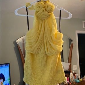 Bebe halter style shirt